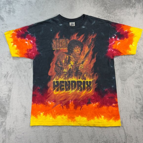 jimi hendrix tie dye t shirt